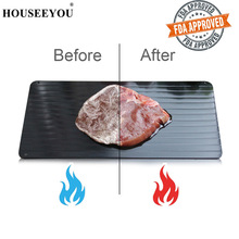 HOUSEEYOU Magic Defrost Tray Thaw Frozen Food Meat Fish In Minutes Home Rapid Defrosting Tray No Electricity Chemicals Microwave