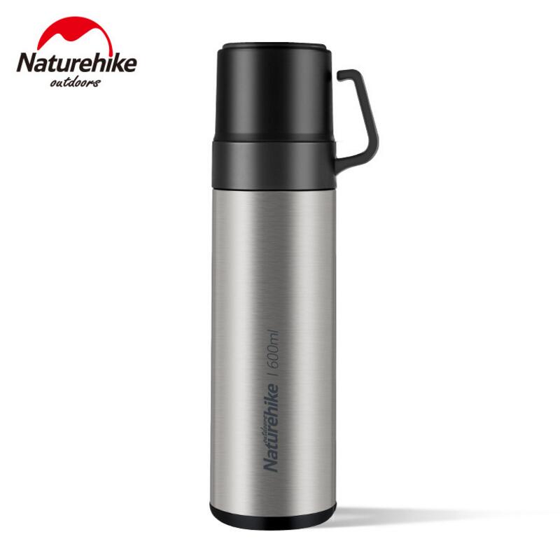 Naturehike Vacuüm Geïsoleerde Fles 304 Rvs Thermos Voor Cold &amp; Dranken-Houdt Vloeibare Warm/Koud Voor tot 20Hrs: Silvery