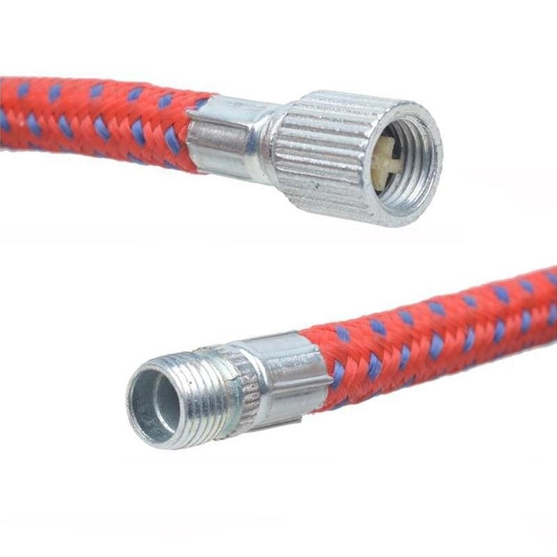 1 Stücke Pumpe Verlängerung Schlauch flexibel Schlauch mit Schrader Fahrrad Schlauch Reifen Pum Kopf Fahrrad Pumpe Ventil Adapter aufblasen Pro Sch M3V9