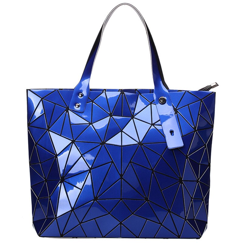 sac a main Bao Tassen Voor Vrouwen Fashoin Top-Handvat Tassen Hologram Schoudertas Tote Kleine Keten crossbody Tassen bolso mujer: blue