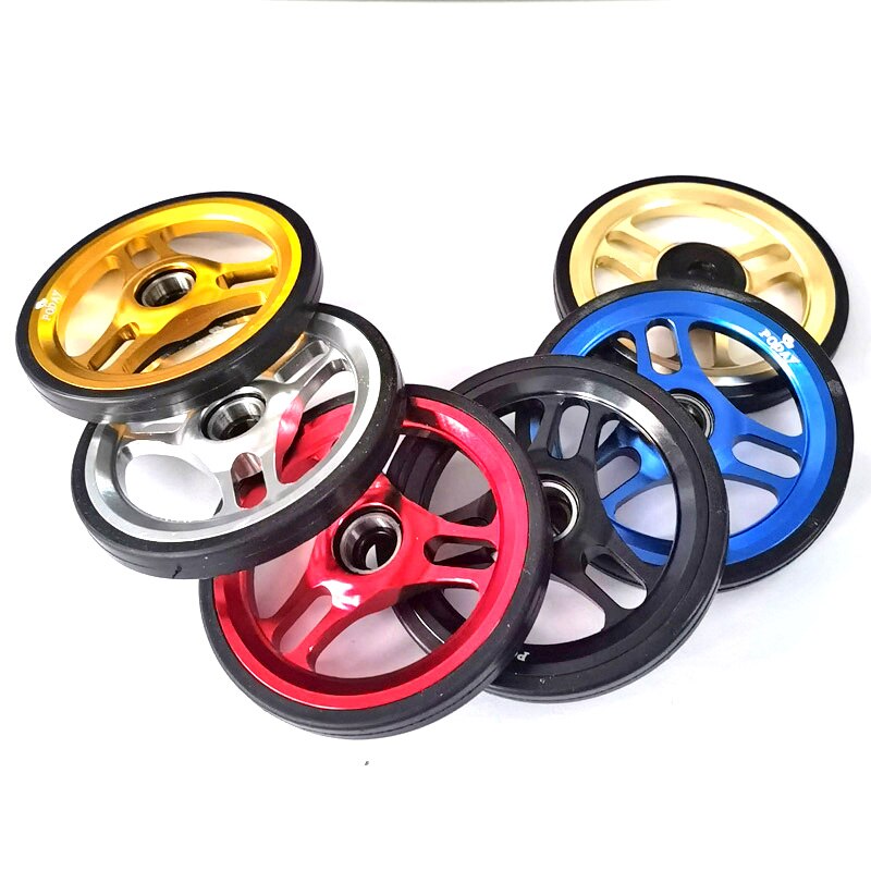 2 Stks/partij Vouwfiets Lichtgewicht Lichtmetalen Wiel Easywheel Mount Bolt Fiets Deel