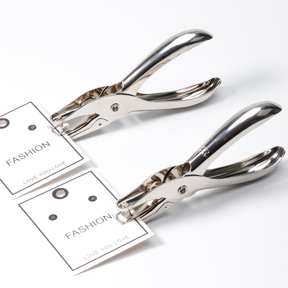 1pc 3mm 6mm Practical Iron Metal Hand-held Punch Hole Punch Pliers Hole Punch Cardmaking Handicraft Tool Jewelry DIY