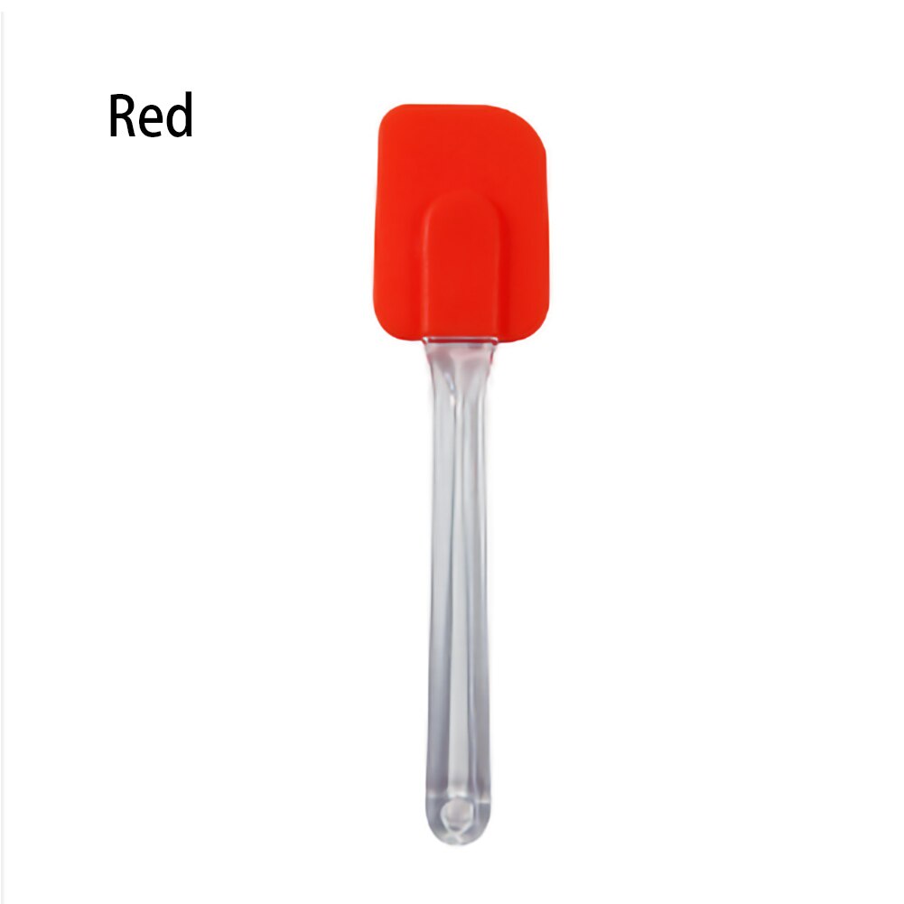 High Temperature Silicone Scraper To Make Cake Baking Cream Spatula: Red