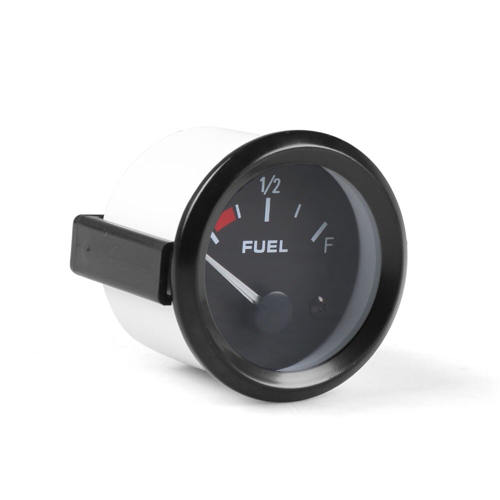 2 "tommer 52mm bilbrændstofniveaumåler universal sort brændstofniveaumåler med brændstofsensor e -1/2- f  / tt101147