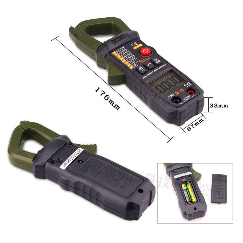 Digital Current Clamp Meter High Precision AC/DC500V/700V Output Pocket Multifunction Clamp Multimeter