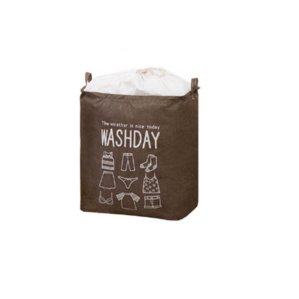 Sac de rangement pour couette, grande capacité, lavable, anti-poussière, pour vêtements: Khaki