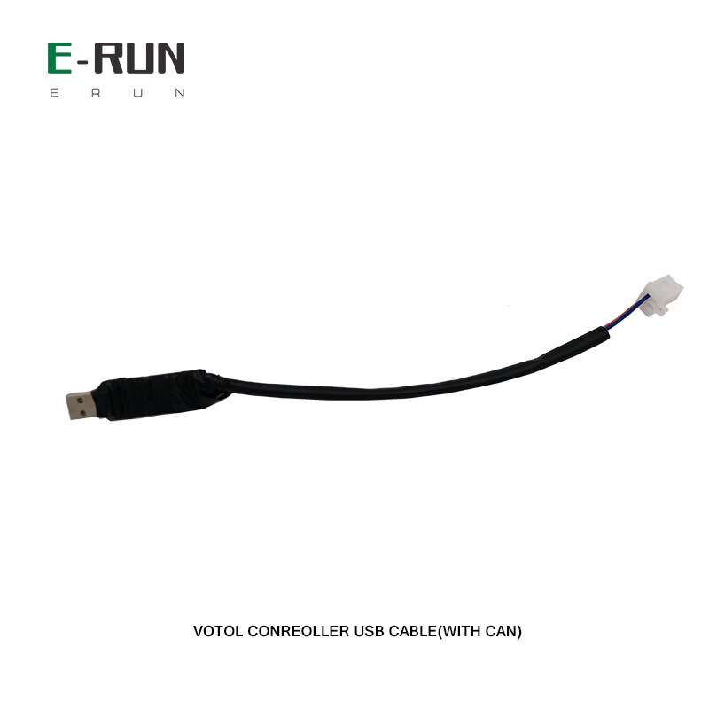 VOTOL – contrôleur EM50S EM100S EM150S EM200S, câble USB de programmation sans BUS CAN: With CAN