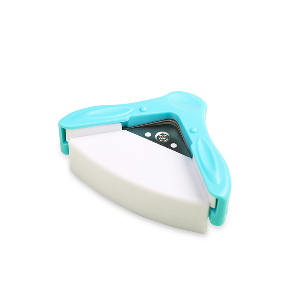 Mini Corner Rounder Puncher Portable Round Corner Trimmer Cutter R5 5mm Border Round Corner Punch Cut Card Photo Paper Stamp: Blue