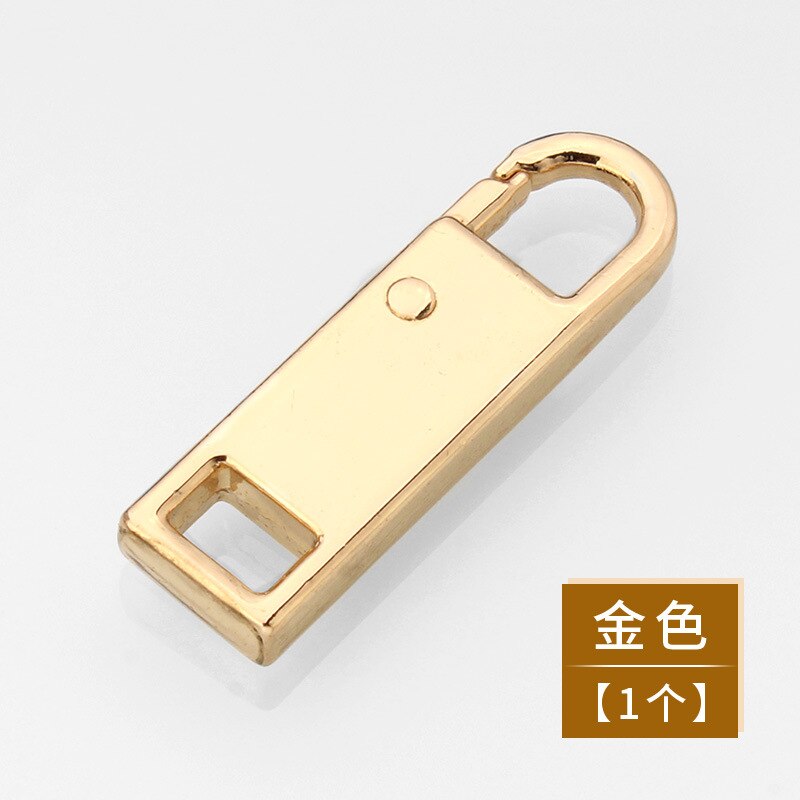 2Pcs Fix Rits Hoofd Universele Slider Rits Stuk Kit Vervanging Voor Gebroken Wearable Sliders Kleding Koffer Tas Rits Stuk: 3(Without slider)