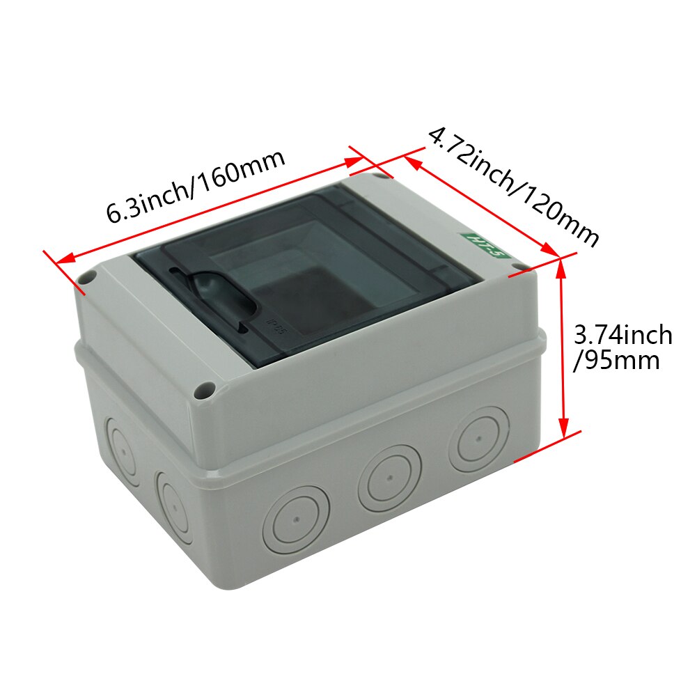 18/HT-8/HT5 Way clear Waterproof Plastic Junction Enclosure Box Electronic Housing Instrument Case Project Switching Power: HT5 circuit