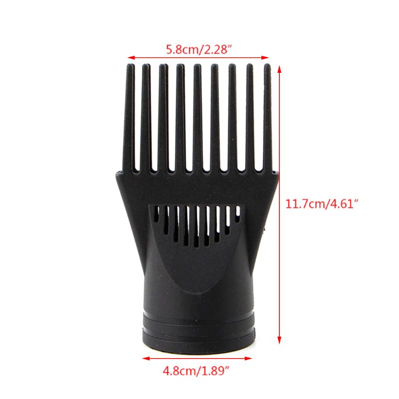 Secador para salón peluquería, difusor soplado, peine viento,