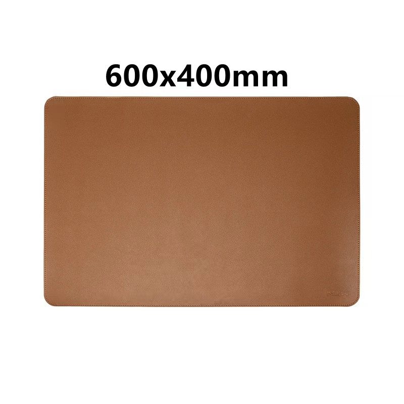 XIAOMI Mijia Office Mouse Pad Double Layer Solid Color Leather Cork Gaming Desk Dirt Resistant Large Waterproof For Mouse Pad: green