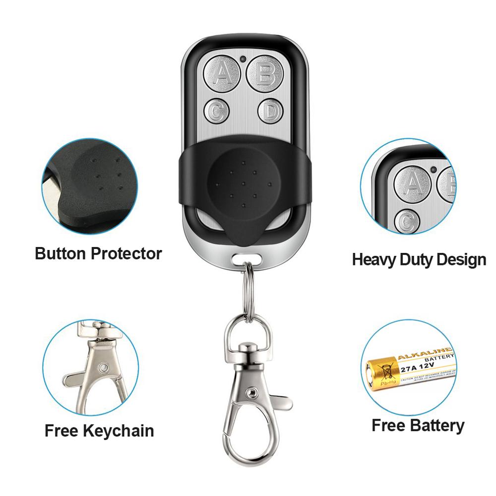 Clone DASPI Remplacement À Télécommande DASPI POPS2 ZERO 2 DASPI HEUREUX 2 4 Porte De Garage Télécommande 433mhz Code Fixe