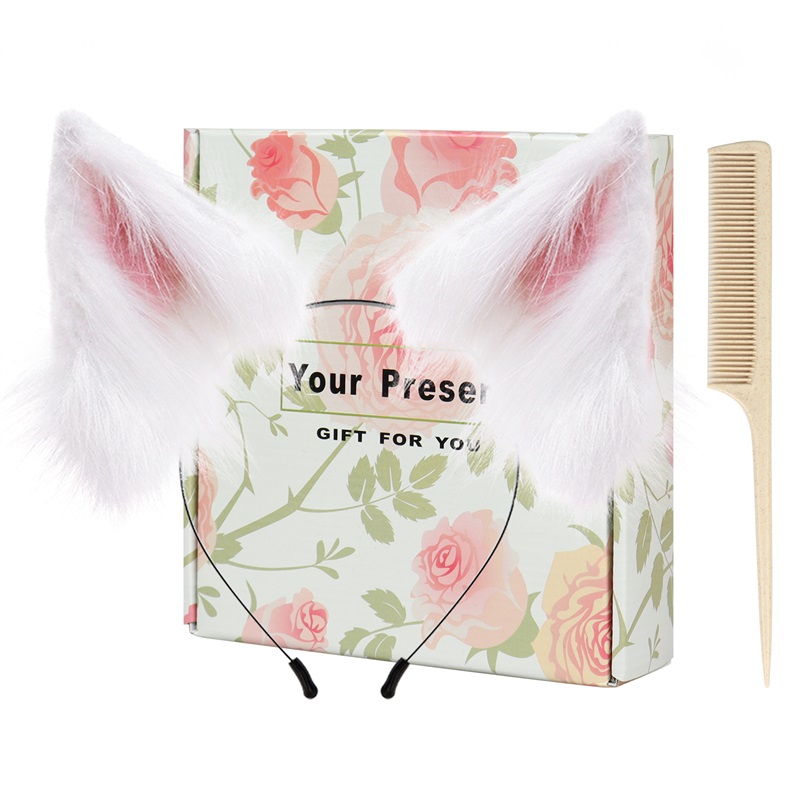 Pelztier Katze Fuchs Ohr Haarreifen Verstellbarer Halloween Kopfschmuck Cosplay Party Kostüm Requisiten Kopfbedeckung Haarschmuck