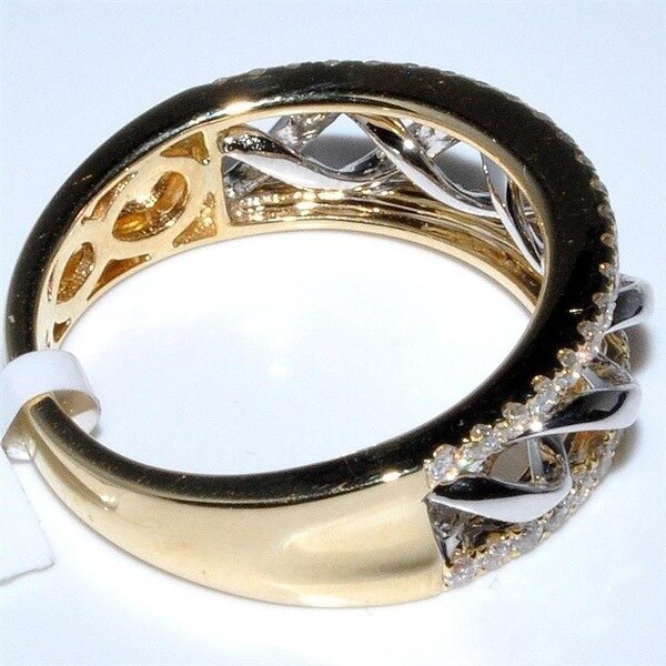 14k kultainen  fl 2 karaatin timanttisormus naisille hieno anillos de bizuteria jalokivi 14k kultainen timantti siro ympyrä korusormuslaatikko