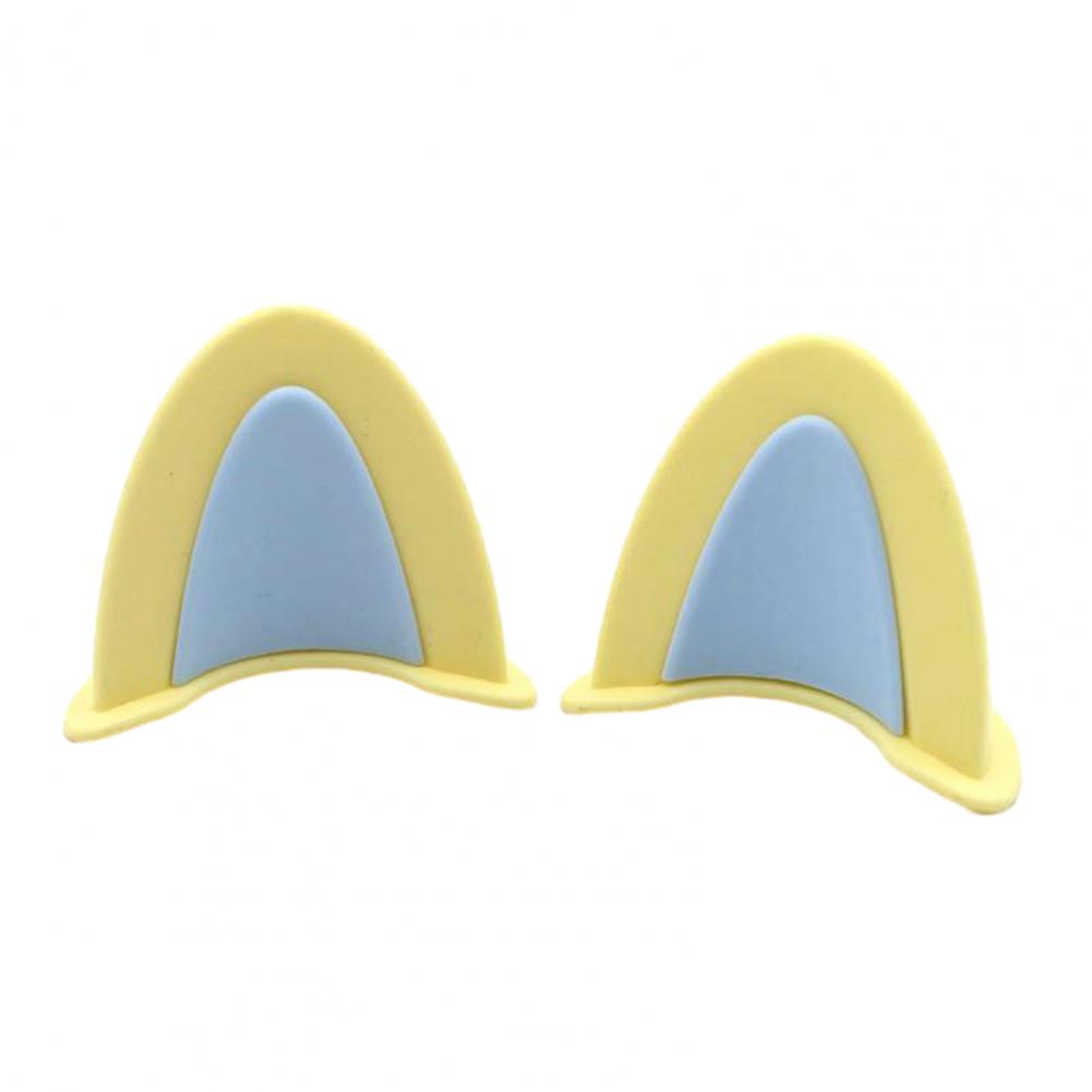 Leuke helmaccessoires Schattige motorhelmoren Decoraties Levendige kleuren Compact Eenvoudig te installeren voor helmen: WHITE