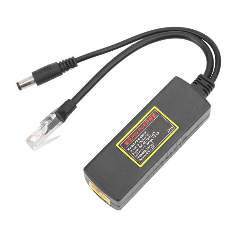 Transmission Cables High Pressure 60V POE Splitter for 10/100M Data Transmission Ethernet for Small Network Device data