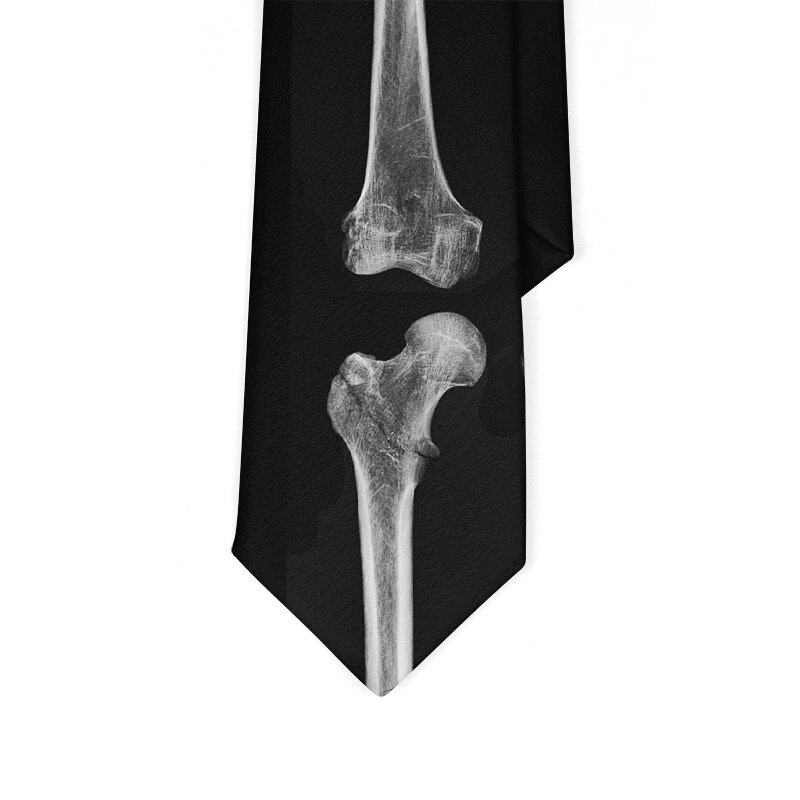 Mathematical Symbols Skeleton Printing Men&#39;s Ties Funny Slim 8cm Slim High Nylon Ties Party Dinner Men&#39;s Ties