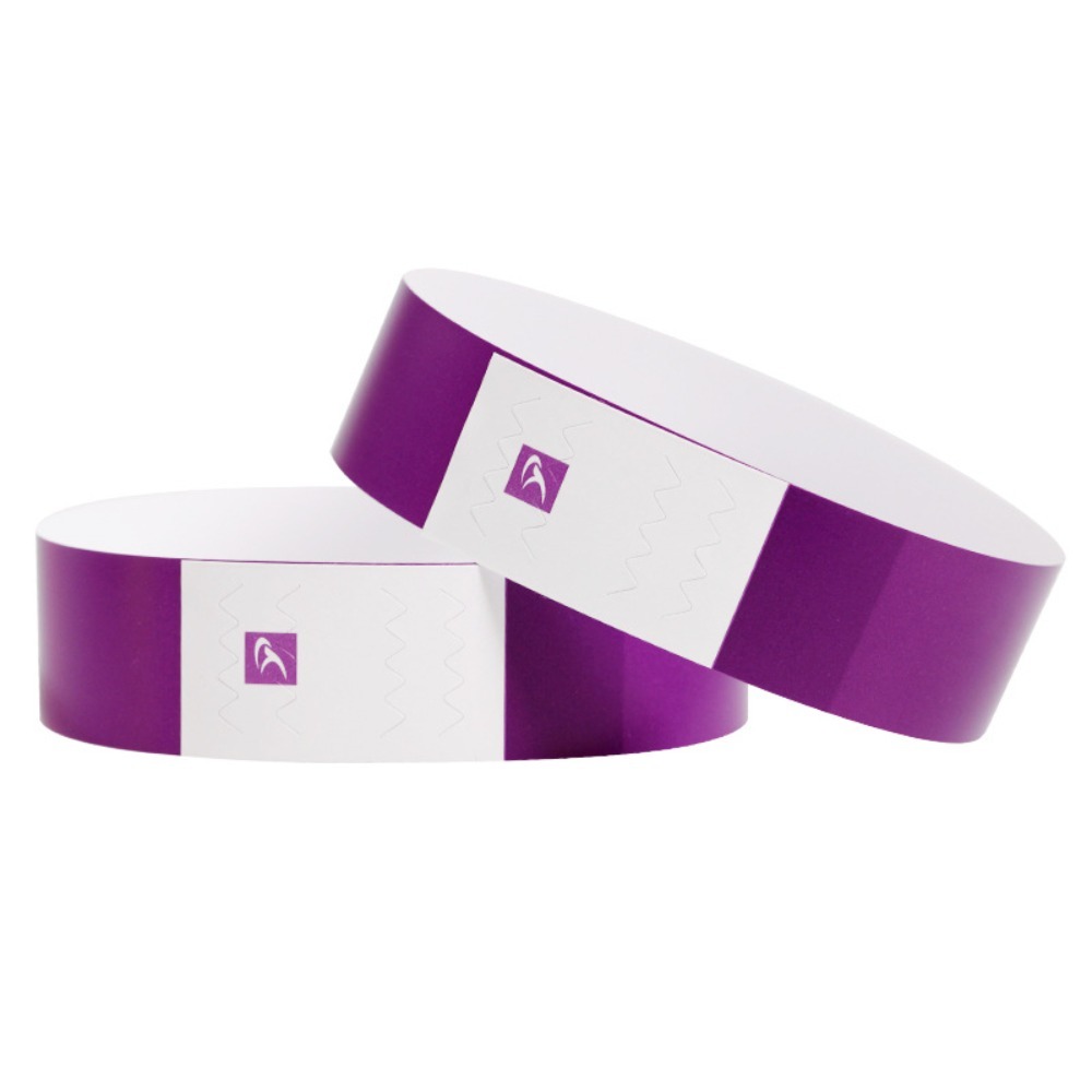 100 Stück Papier Tyvek Armbänder wasserdichte Party synthetisches Papier Handgelenk Spielplatz Mehrzweck Armbänder Ich würde Armbänder: Blau