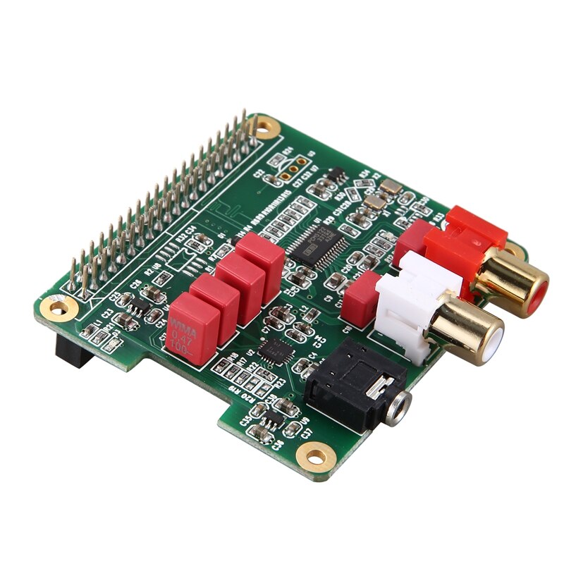 PCM5122 pour Raspberry Pi HiFi DAC chapeau HiFi DAC o carte d'extension pour Raspberry Pi 4 3 B + Pi zéro W