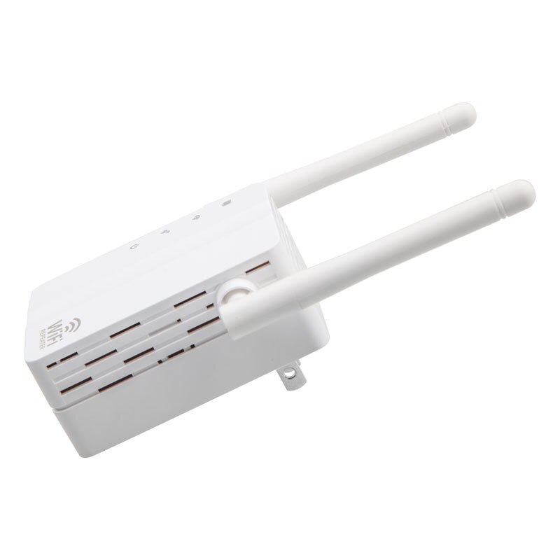 High Flexibility 300Mbps Wireless-N Range Extender WiFi Repeater Signal Booster Network Wireless Router White