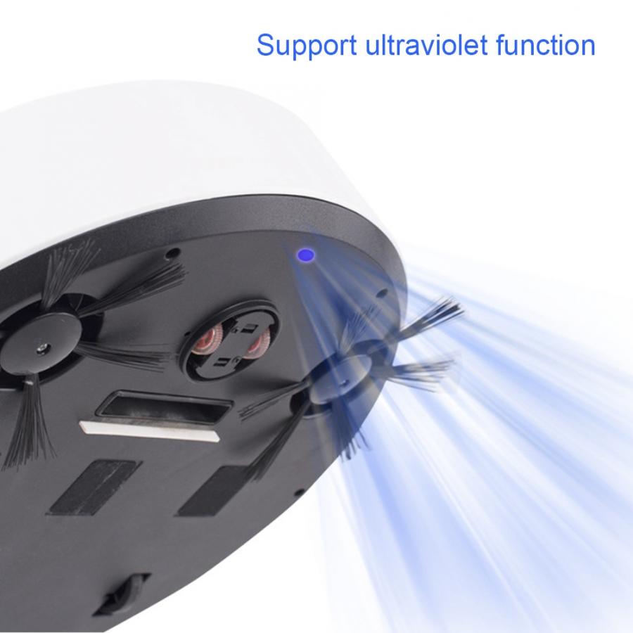 Dry Wet Sweep Robot Wet Mopping Disinfection Vacuum Cleaner Sweeping Robot Floor Dust Mop Cleaner Automatically USB Charge