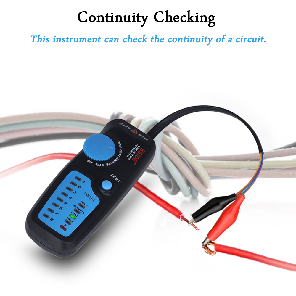 Rete Ethernet cavo LAN tester inseguitore telefono RJ45 RJ11 cavo telefonico USB cavo analizzatore rilevatore strumenti di ricerca linea SM6812