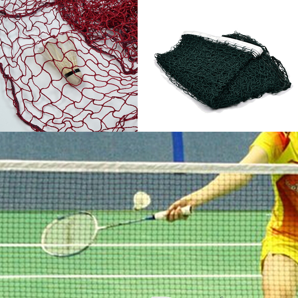 Standard Badminton Netz drinnen draussen Sport Volleyball-Ausbildung Tragbare Quickstart Tennis Badminton Platz Netz 6,1 m