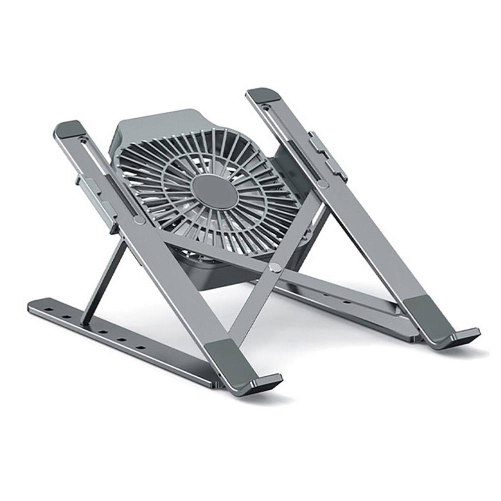 Laptop Stand With Cooling Fan For MacBook , Notebook Bracket Holder Table Heat Dissipation Support for HP DELL Notebook: White