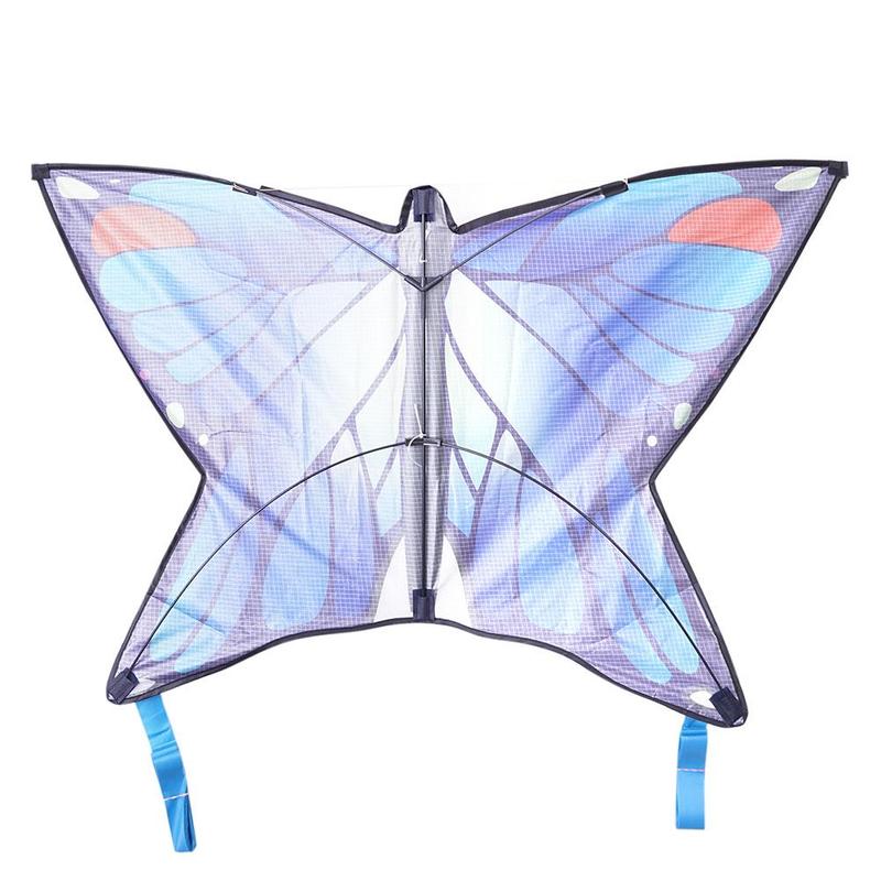 Gradient Blue Butterfly Kite For Kids Children Outdoor Play