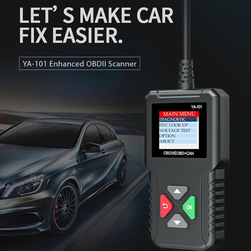 CR3008 OBD2 Automotive Scanner OBDII Code Reader Diagnostic Tool Check Engine Battery Voltage Free Update pk KW850