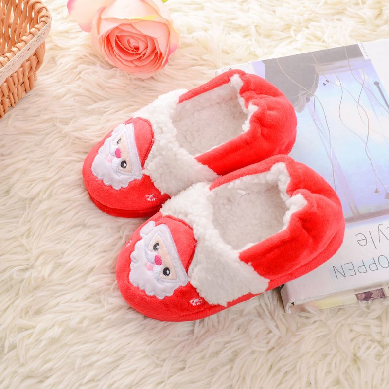 Kocotree børn vintertøfler piger drenge bløde varme vandrere sko tegneserie julemanden trægulv soveværelse hjemmesko år