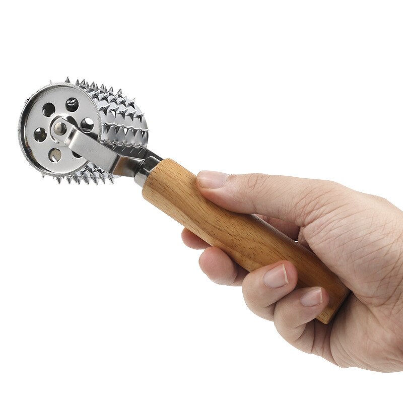 Rodillo de acero inoxidable para carne, agujas de pino, utensilios de cocina, accesorios de cocina