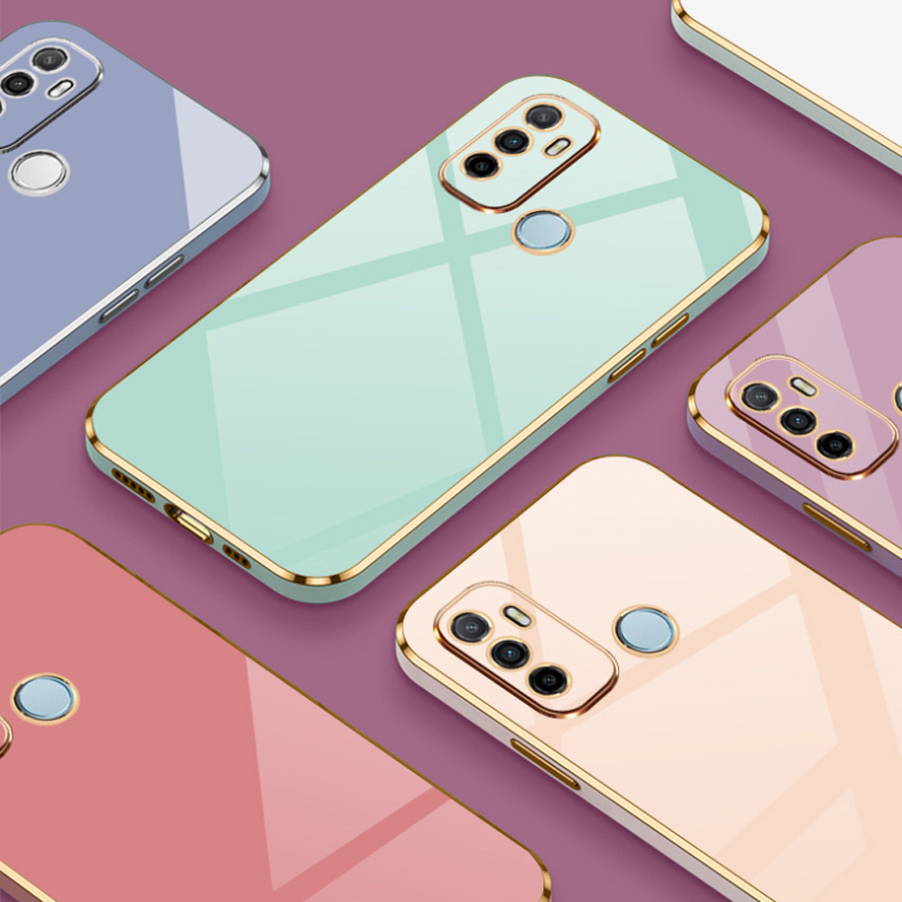 Para Oppo A53 funda oppo A53S protección de cámara CPH2127 CPH2131 CPH2139 CPH2135 funda de teléfono dura mate transparente a prueba de golpes