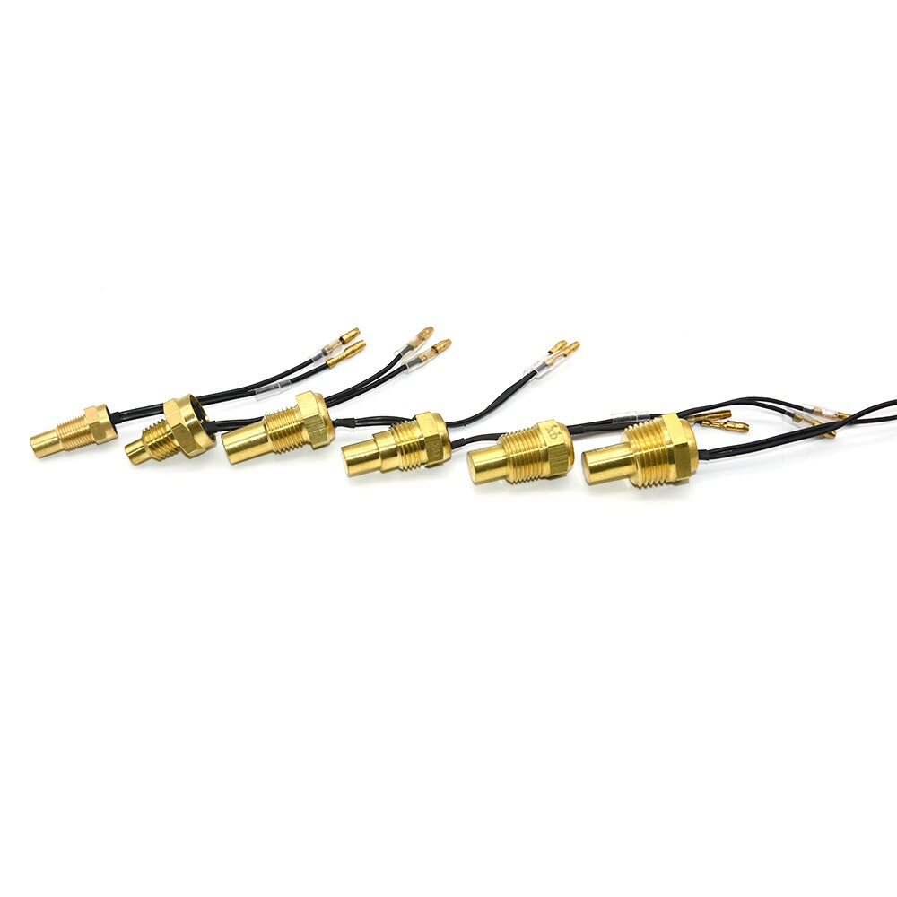12V/24V Water Temperatuur Sensor Temp Afzender 50K Hoofd Plug 10Mm 12Mm 14Mm 16Mm Voor Auto Vrachtwagen Gauge Elektrische Meter Npt 3/8 1/8