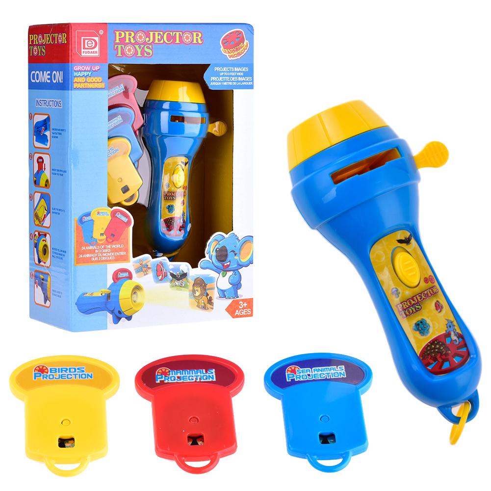 Projectie Zaklamp Kinderen Projector Licht Leuke Cartoon Speelgoed Night Foto Licht Bedtime Leren Leuk Speelgoed