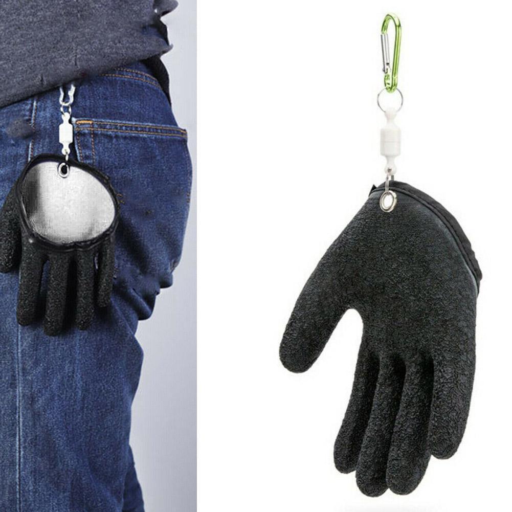 Guantes de látex antideslizantes para pesca, antideslizantes, catc, resistentes al agua, para hombre, Yafei speci X8W1