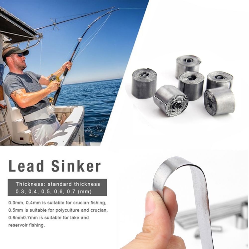 Pehmeät kalastusvälineet joustava lyijylevy nauha lyijypaino peltirulla kalastustarvikkeet