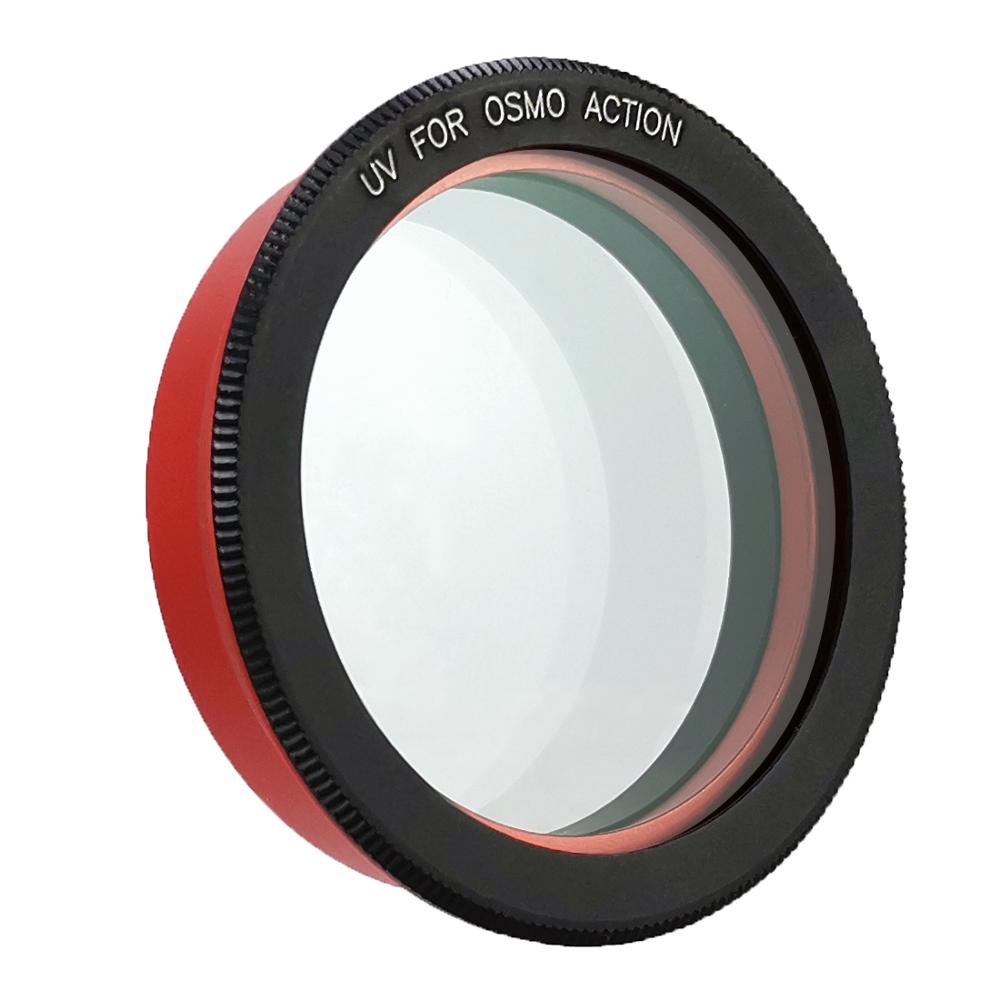Lens Filter Uv Filter Beschermende Glas Waterdicht Accessoire Voor Dji Osmo Action Sport Camera Zwart Camera Len Filters