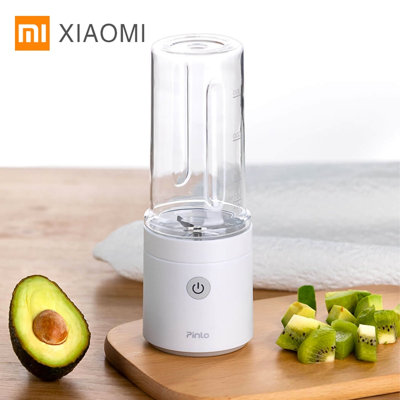 Xiaomi mijia pinlo bærbar blender juicer fruktkopp 350ml mini usb oppladbar høyeffekt stor kapasitet 1800 mah batteri
