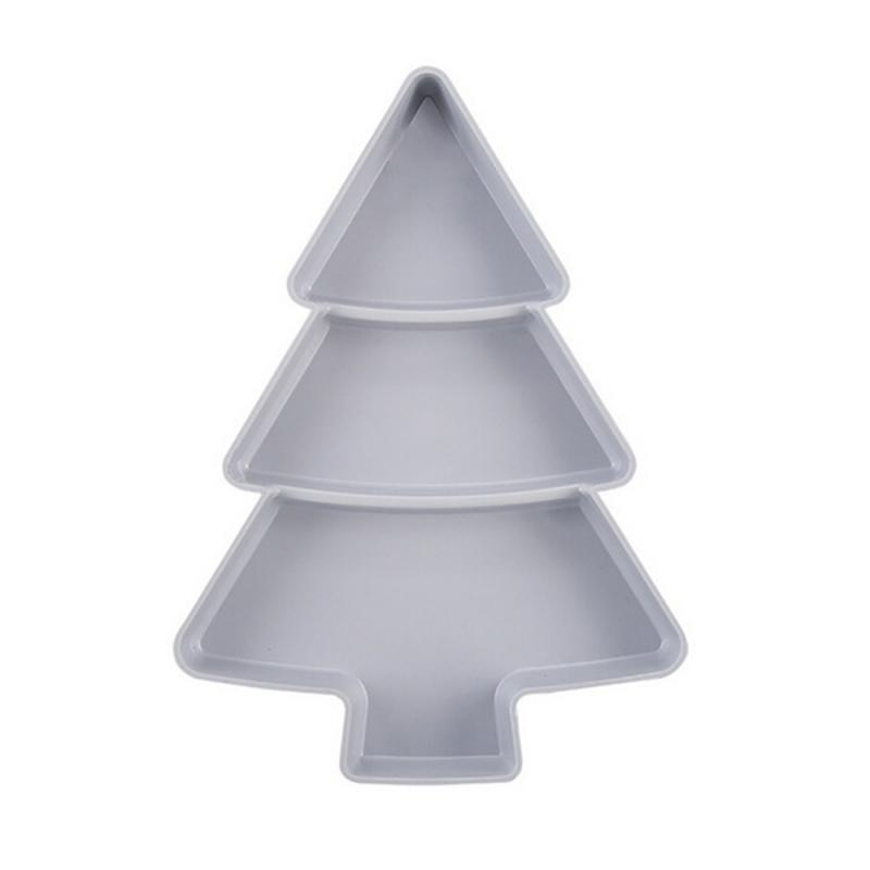 Gorąca sprzedaż w kształcie choinki suchy patera na słodycze talerz na przekąnarty talerz na owoce dekoracja stołu