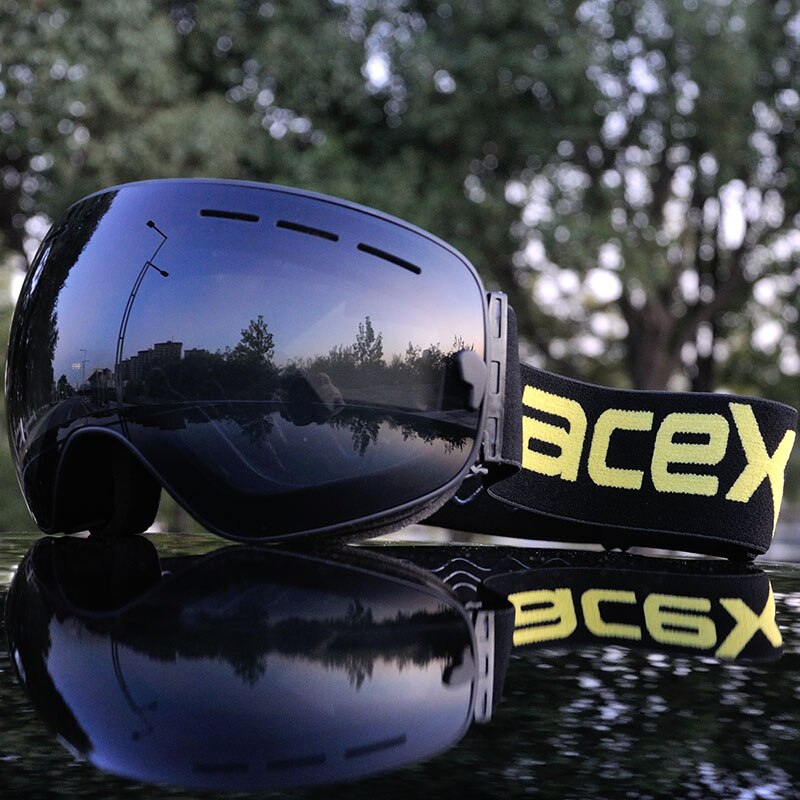 ACEXPNM Skibril Mannen Vrouwen Snowboard Bril Bril voor Skiën UV400 Bescherming Sneeuw Ski Bril Anti-fog Ski masker: SGP4