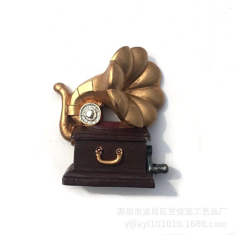 Chinese Style Vintage Fridge Magnets Antique TV Motor Movie Projector 3D Refrigerator Home Kitchen Decoration Tourist Souvenirs: 9