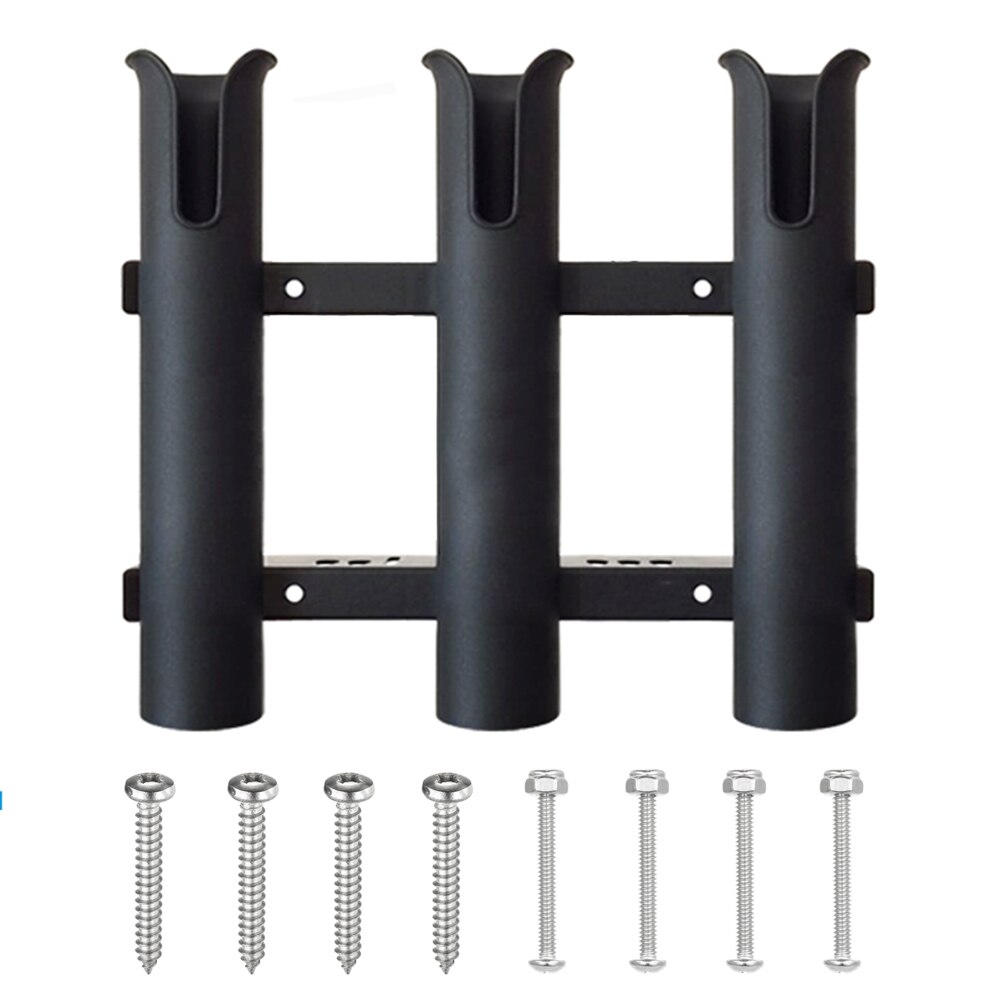 3-Link Fishing Rod Storage Holder Multifunctional Vertical Outdoor Portable Easy Fishing Carrying Outdoor Pole Tube