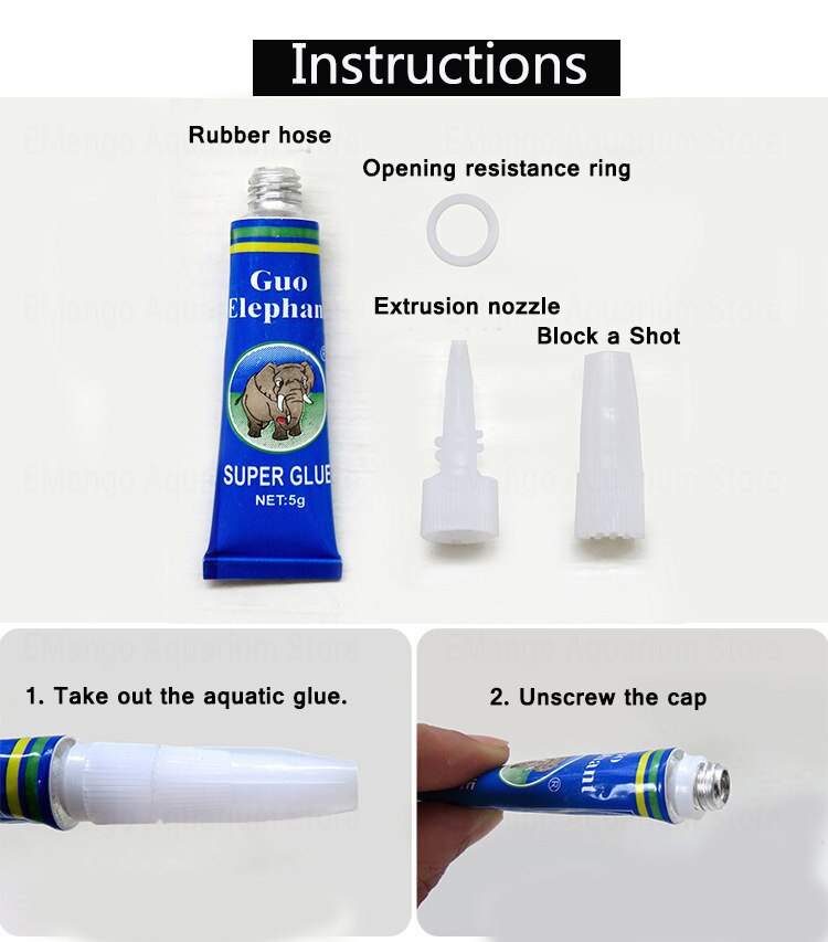 1/3/5 /10pc Aquarium Moss Glue Aquascaping Glue Diy Adhesive Glue Can Use In Water For Aquatic Plants Fish Tank Marine T