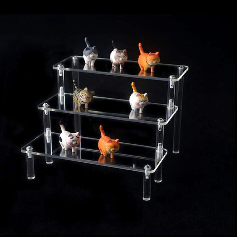 1 Set Cosmetics Perfume Organizer Nail Polish Display Holder Storage Display Stand, Transparent Acrylic Countertop Storage Rack