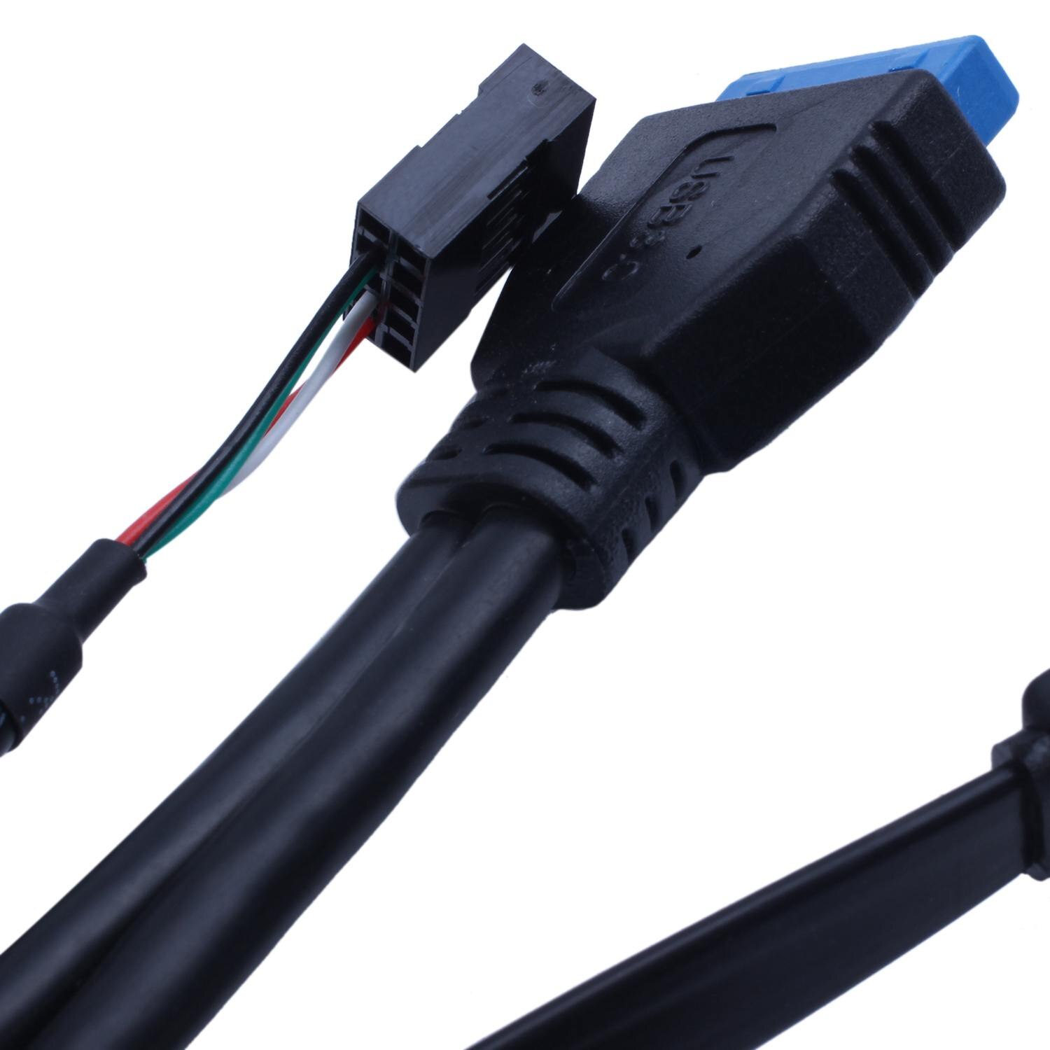 STW 5.25 inch PC Computer Front panel All-in-1 Multifunction card reader with 3ports USB3.0, USB 3.1, eSATA ,Support M2, MSO,