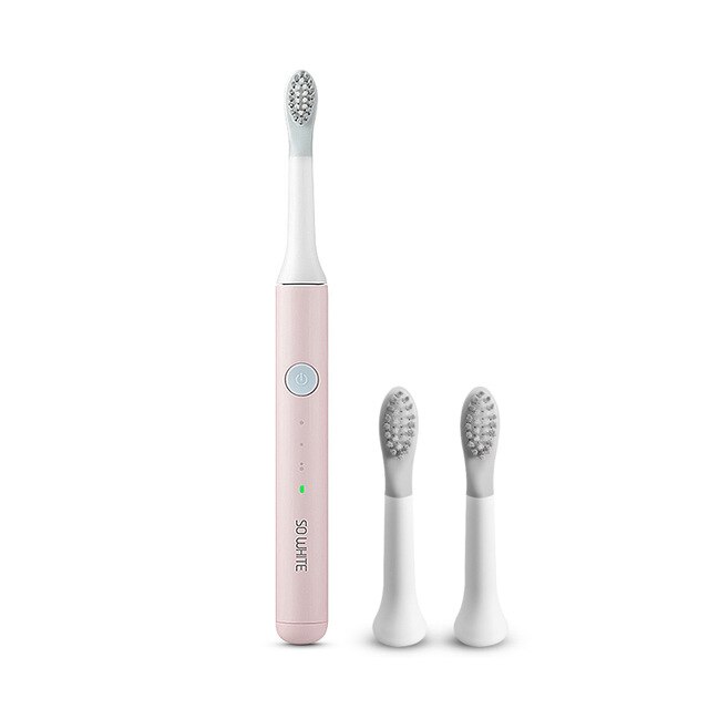 XIAOMI Electric Toothbrush X3 Sonic Toothbrush Couples Enhanced Adult Toothbrush Whitening Teeth Waterproof EX3 Wireless 25days: Pink2Head