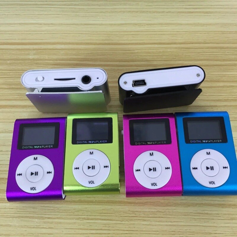 MP3 Player Support TF Card MP3 Metal Clip MP3 Portable Player