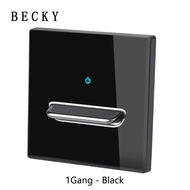 Glass Panel Wall Switch LED European 16a Socket Retro Toggle Light Switch EU UK Standard 2way Socket 1-4gang USB Home Decoration: Beige